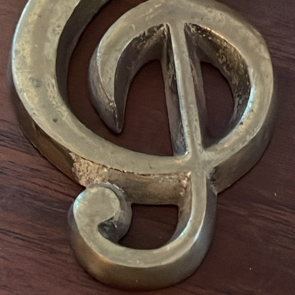 Vintage brass notes - Picture 2 of 12